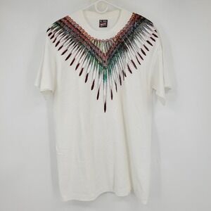 Vintage Fruit The Loom Best Southwestern Indian Native American Glitter Shirt